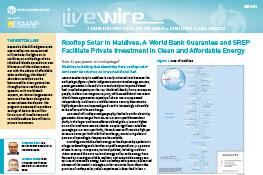 Rooftop Solar in Maldives : A World Bank Guarantee and SREP Facilitate Private Investment in Clean and Affordable Energy Rooftop Solar in Maldives : A World Bank Guarantee and SREP Facilitate Private Investment in Clean and Affordable Energy